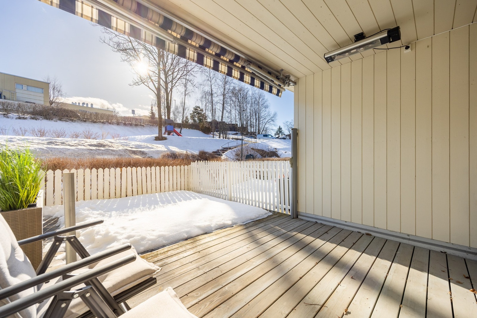 Stor terrasse på hele 21 kvm. Galleribilde