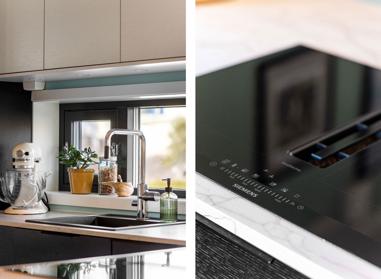 Stor induksjonstopp med integrert Siemens ventilator. Galleribilde