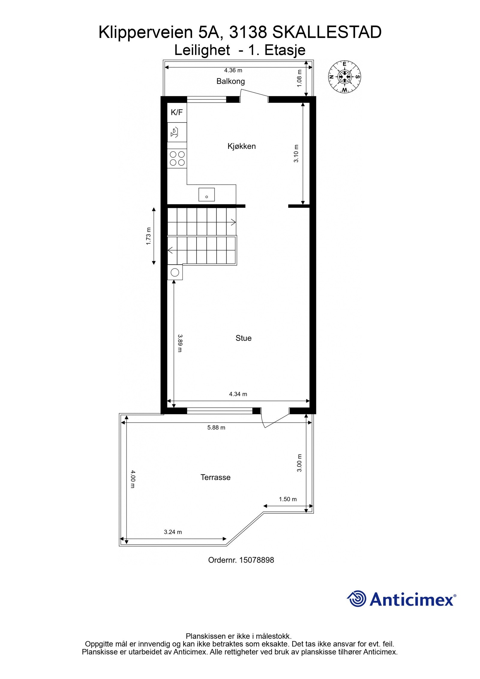 Plantegning 1. Etasje Galleribilde