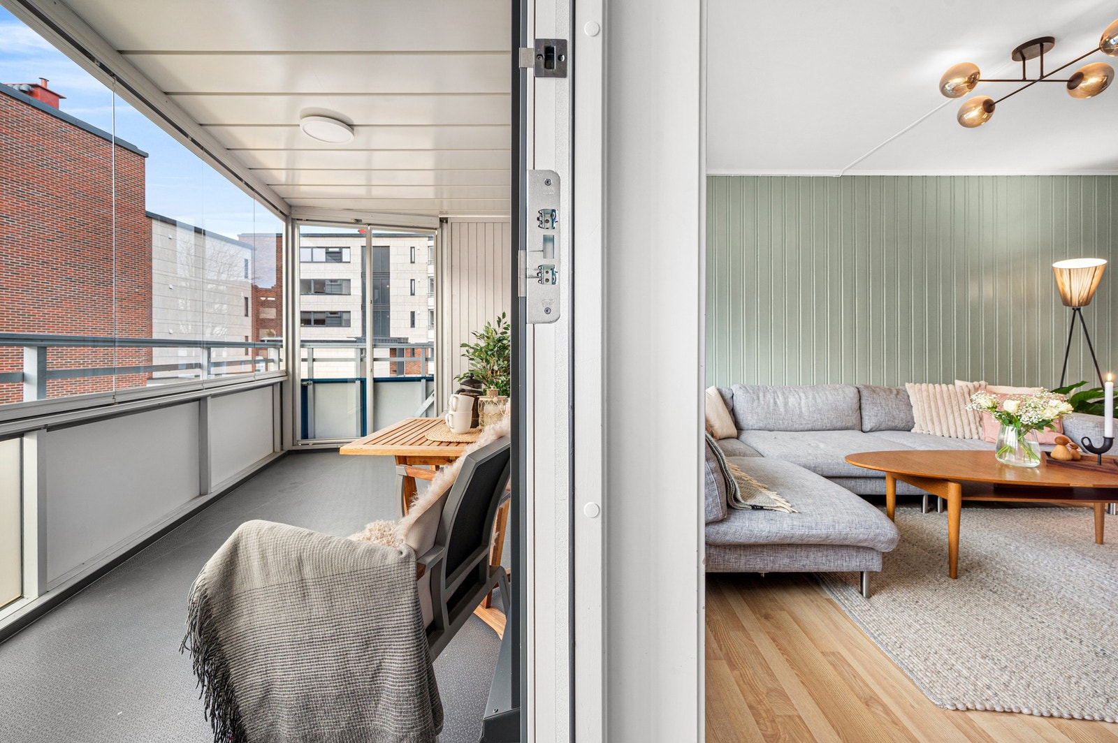 Fra stue har man adgang til en herlig vestvendt balkong. Galleribilde