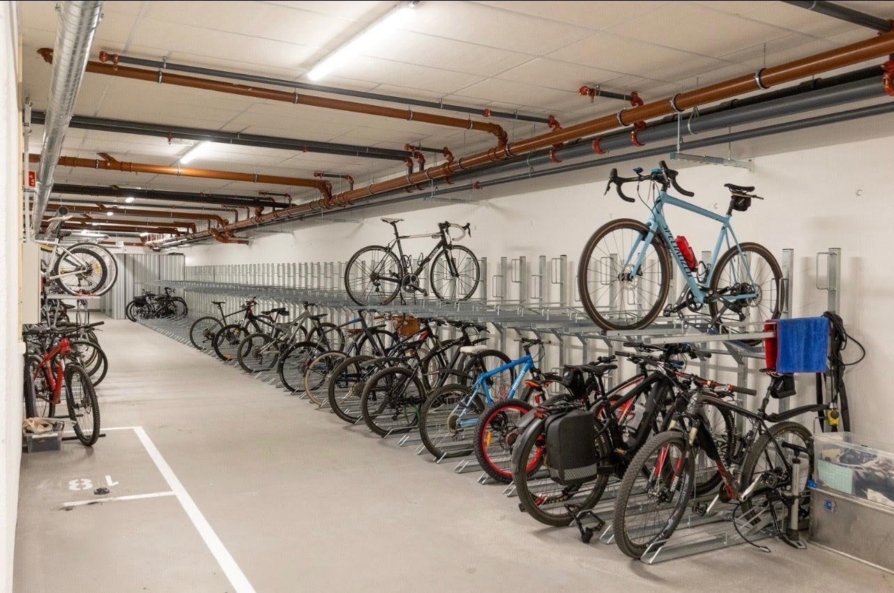 Sameiet har felles sykkelbod Galleribilde