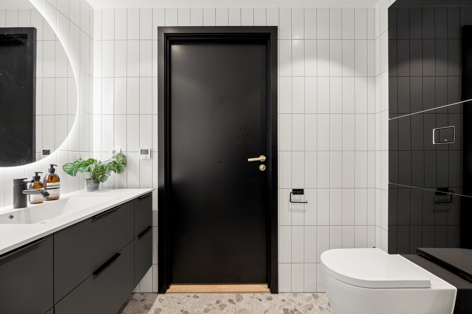 Baderommet er luftig og delikat. Galleribilde