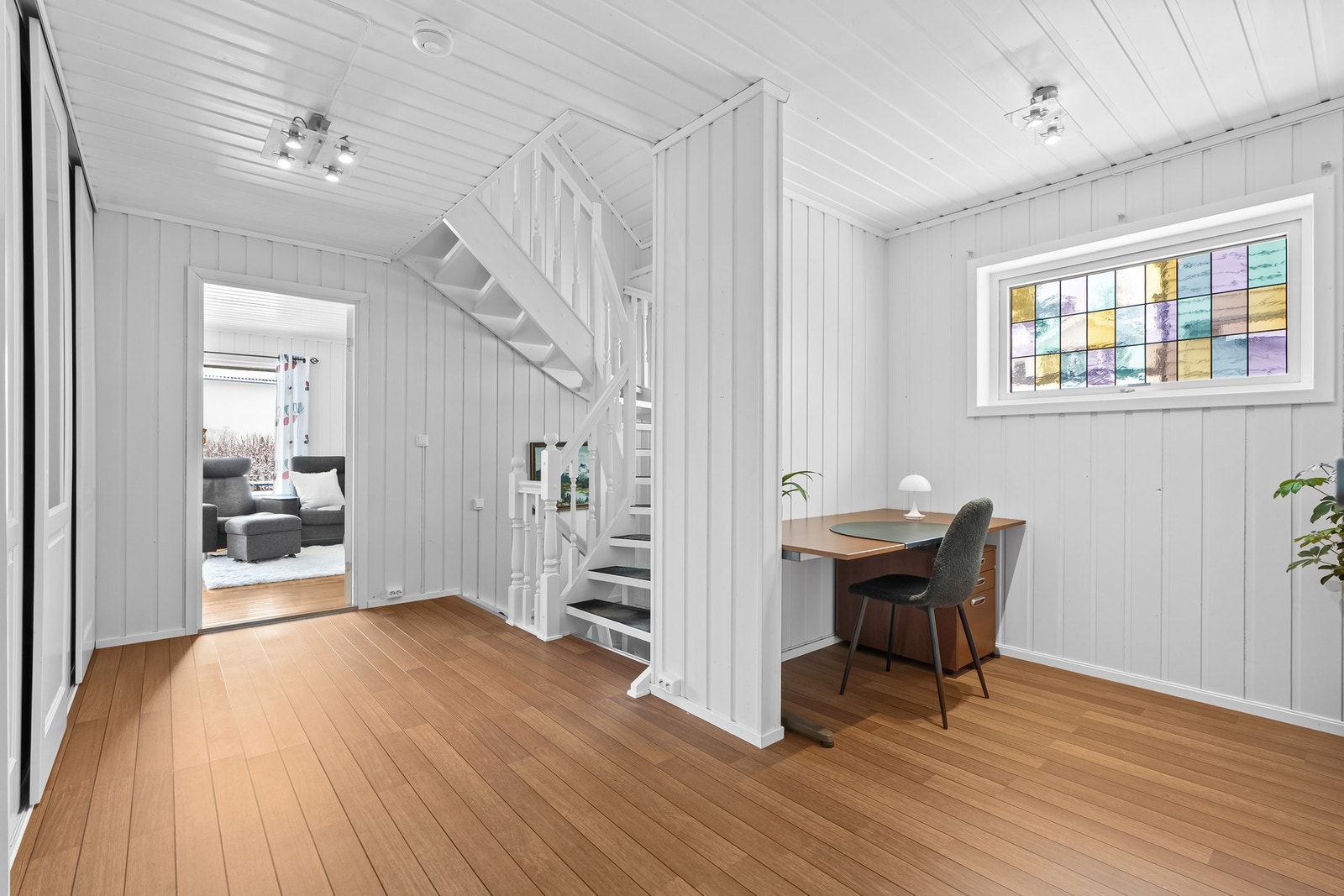 Her kan man etablere hjemmekontor om man har behov for det. Galleribilde