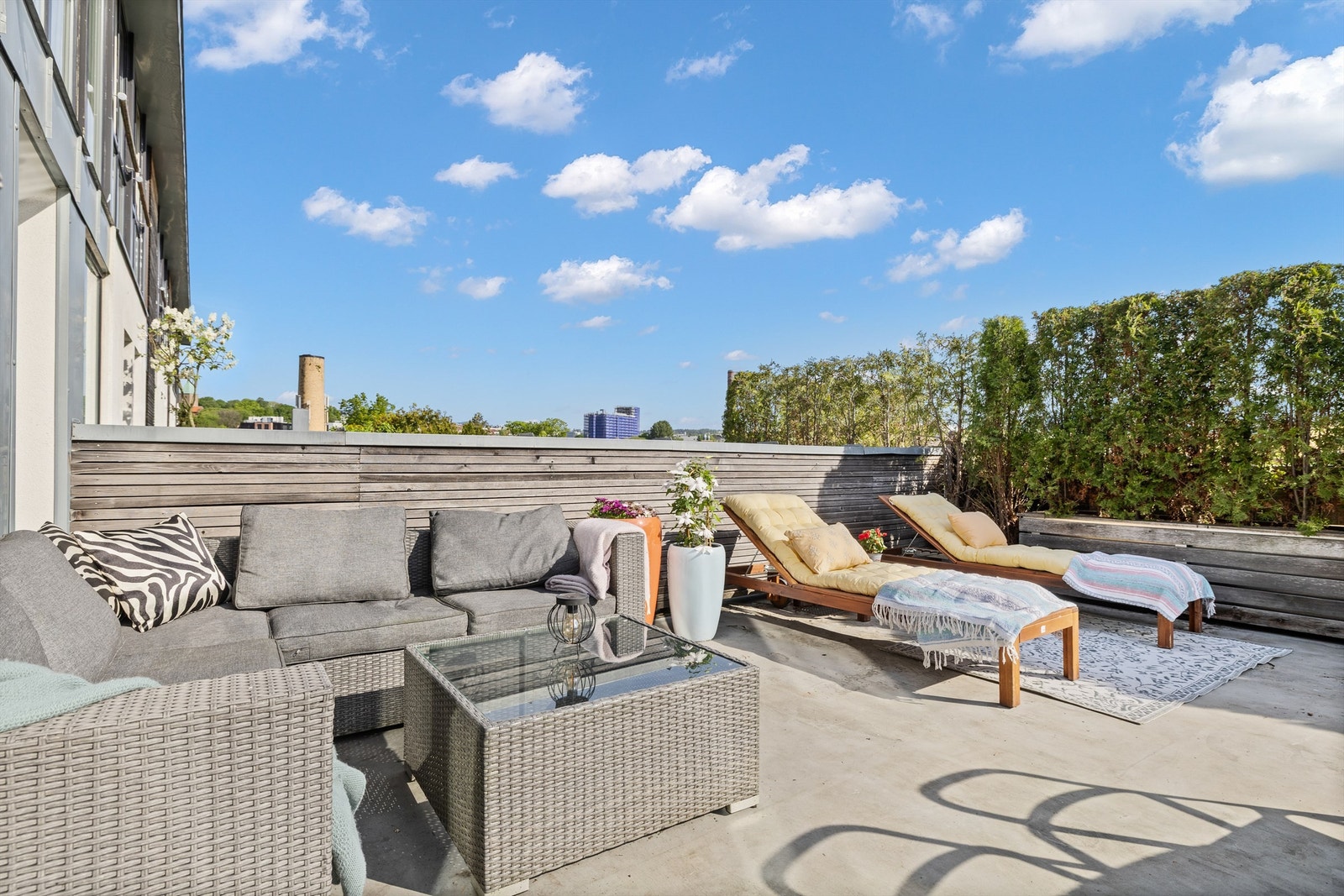 Takterrasse på 32 kvm. Galleribilde