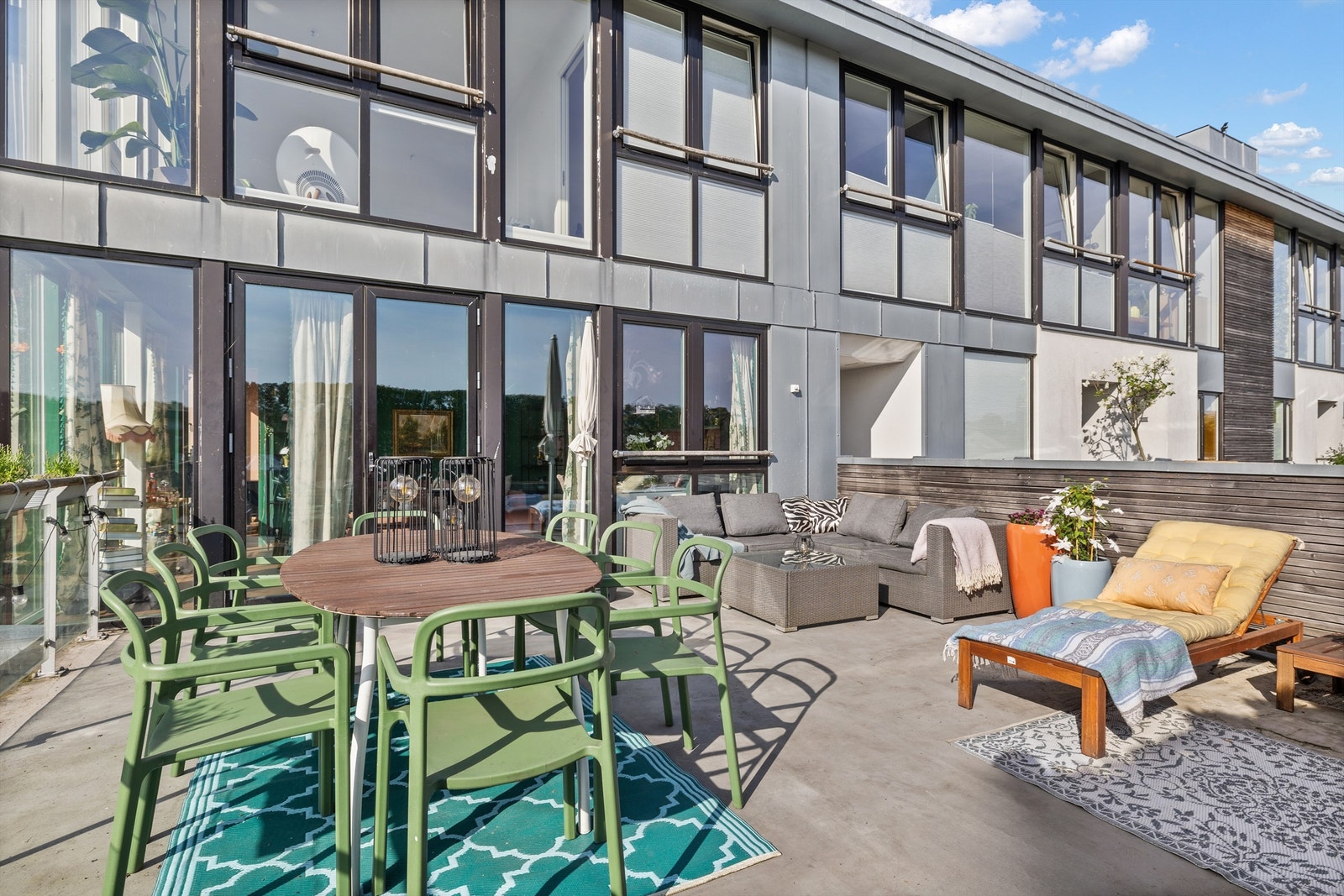 Takterrasse på 32 kvm. Galleribilde