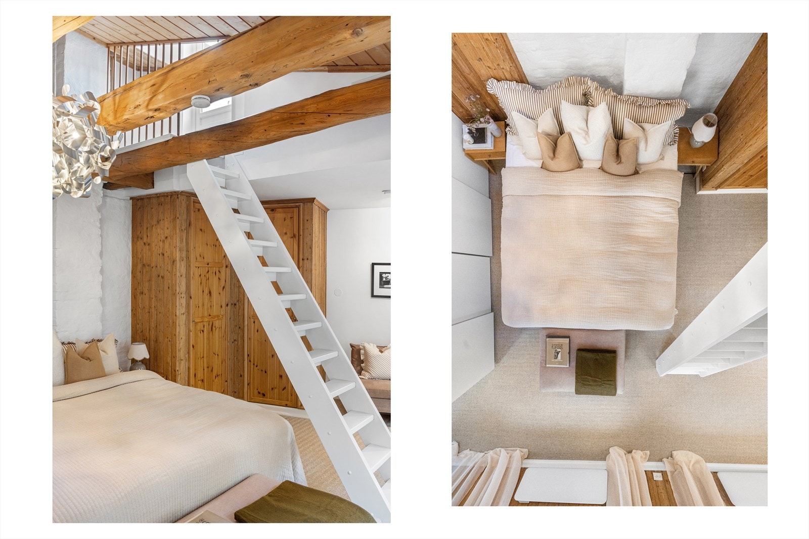 Rommet ble pusset opp i 2025. Det ble beholdt noe lutet perlestaffpanel som har fulgt huset siden det ble bygget i 1875. Galleribilde