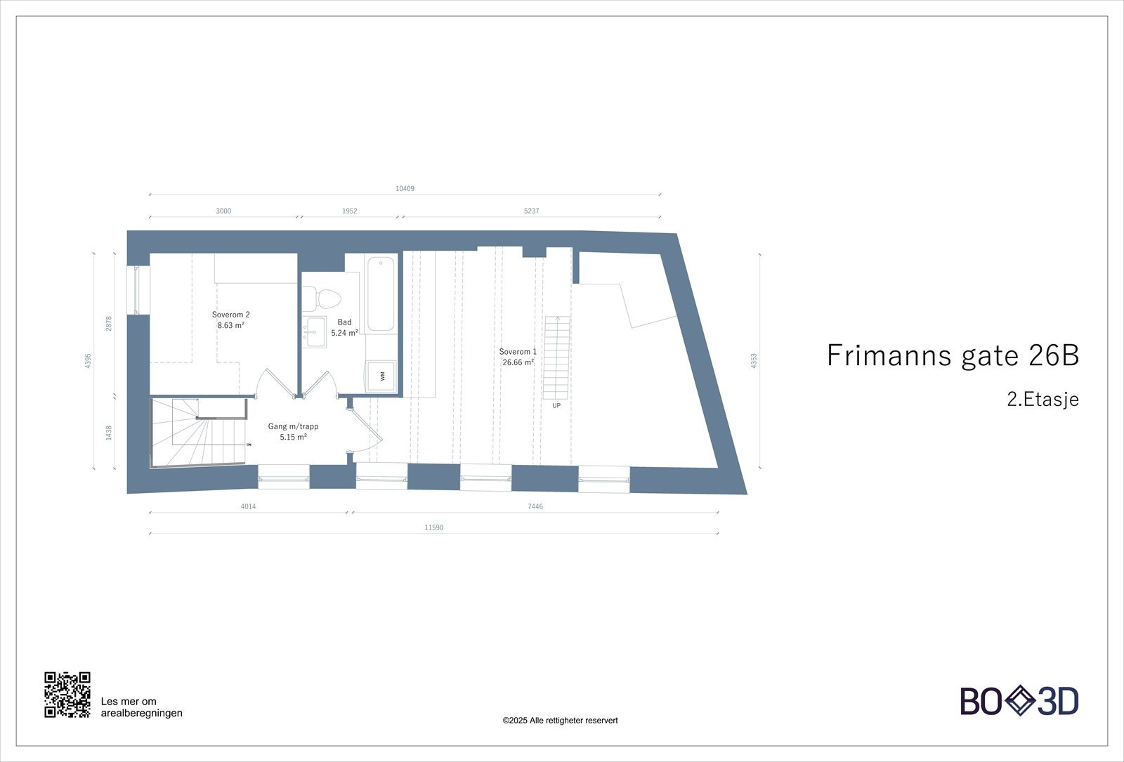 Plantegning - 2. etasje. Galleribilde