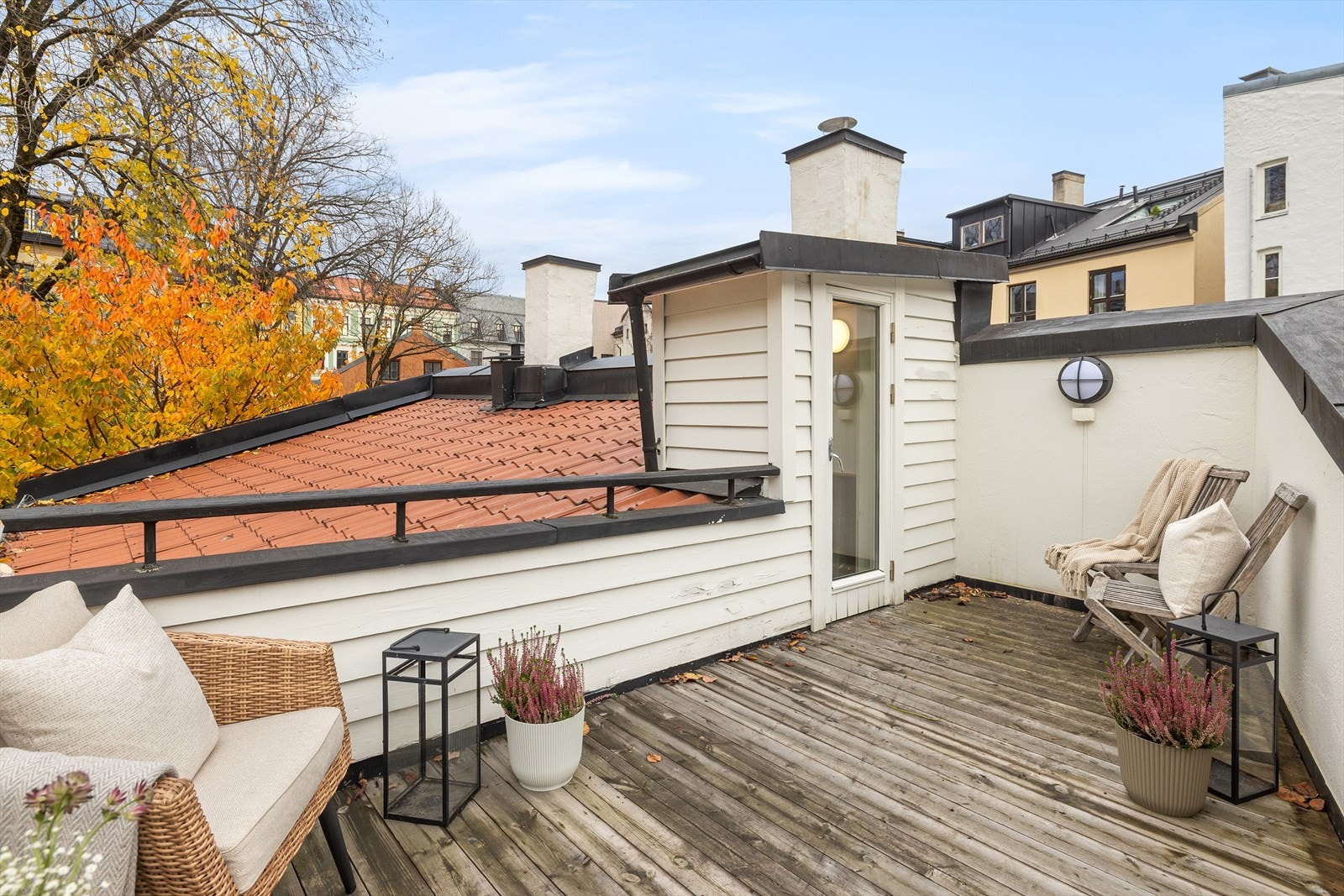 Solrik takterrasse på 11 kvm. Galleribilde