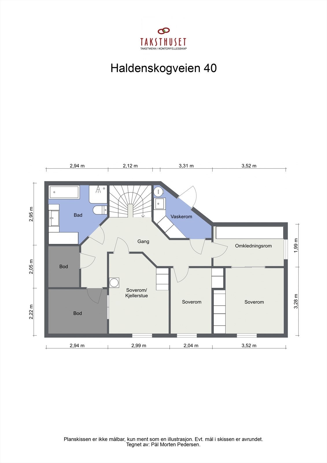 Planløsning underetasje Galleribilde