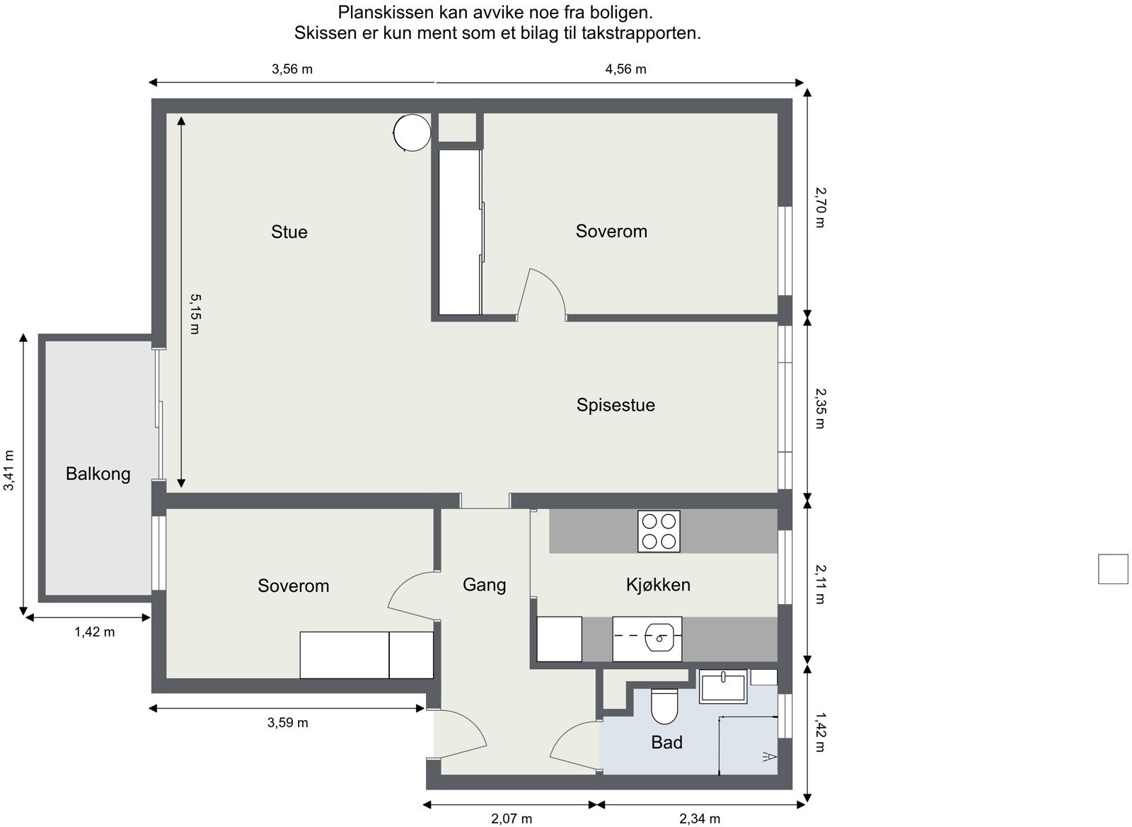 Plantegning Galleribilde