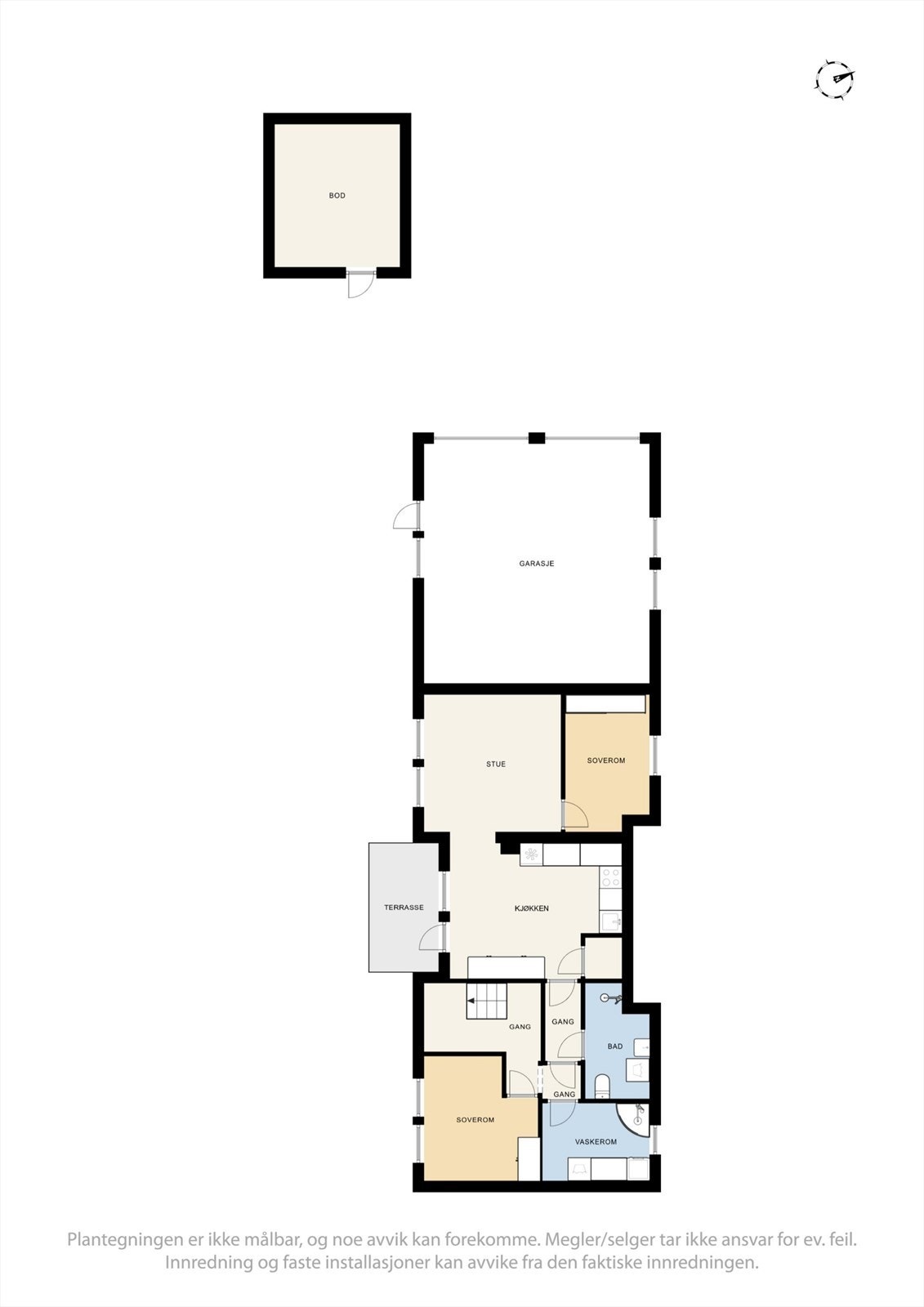 Plantegning Galleribilde