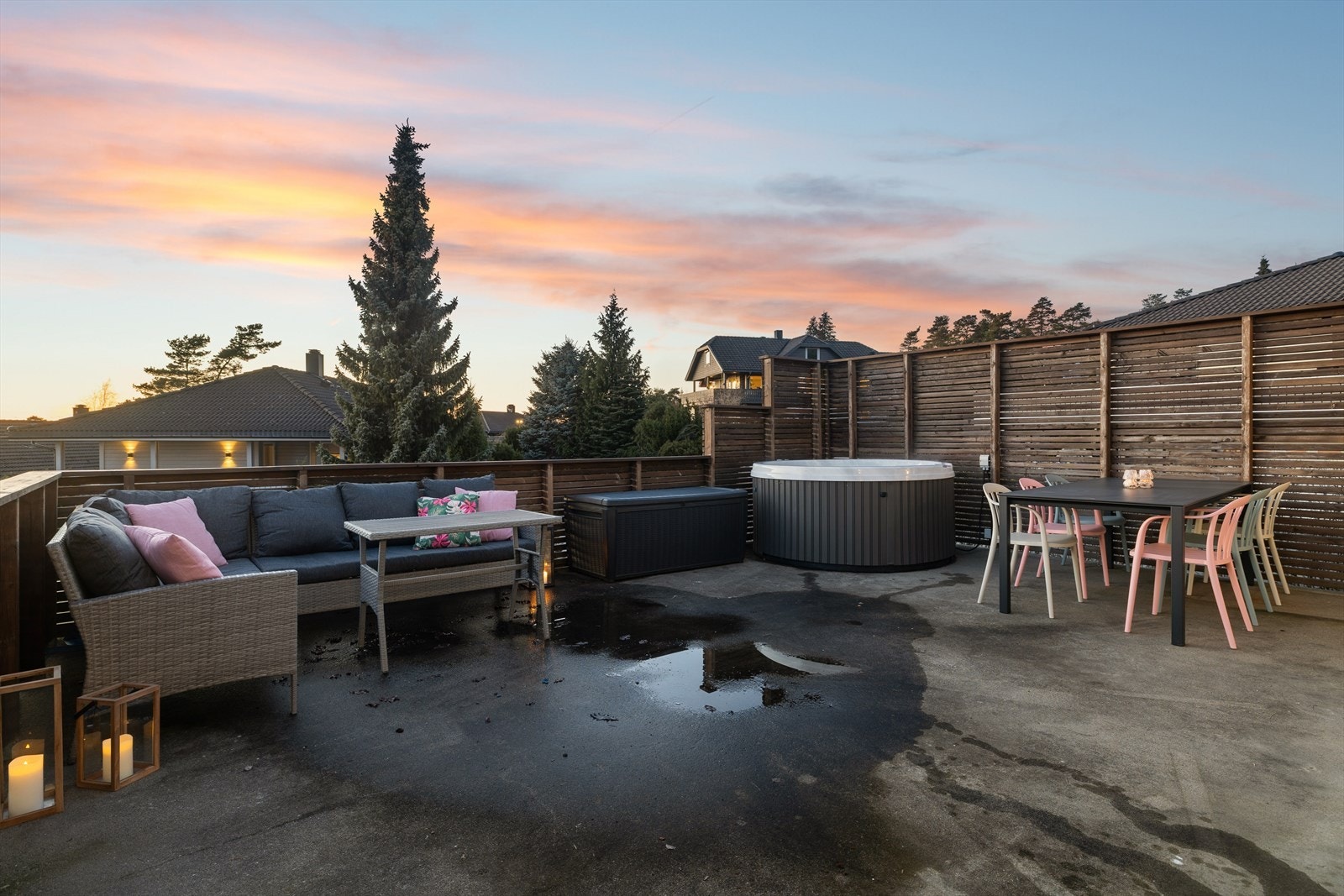 Her kan man nyte sene sommerkvelder! Galleribilde