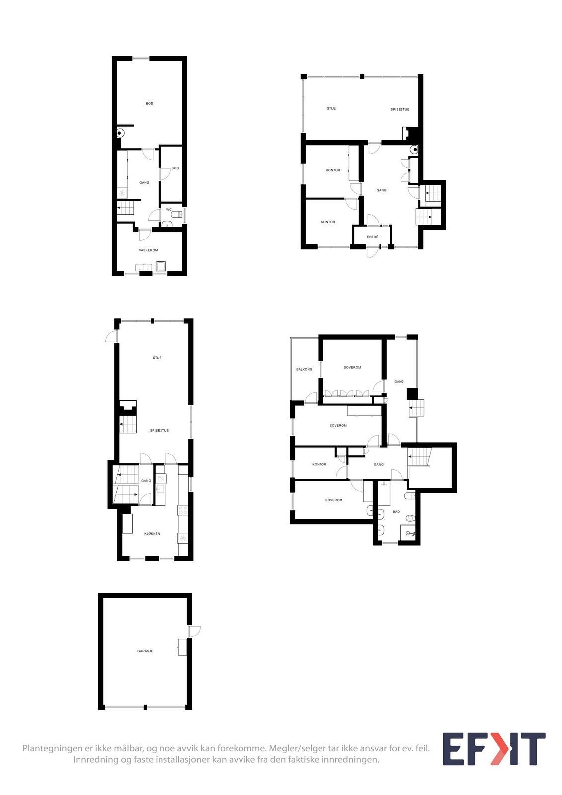 Plantegning Galleribilde