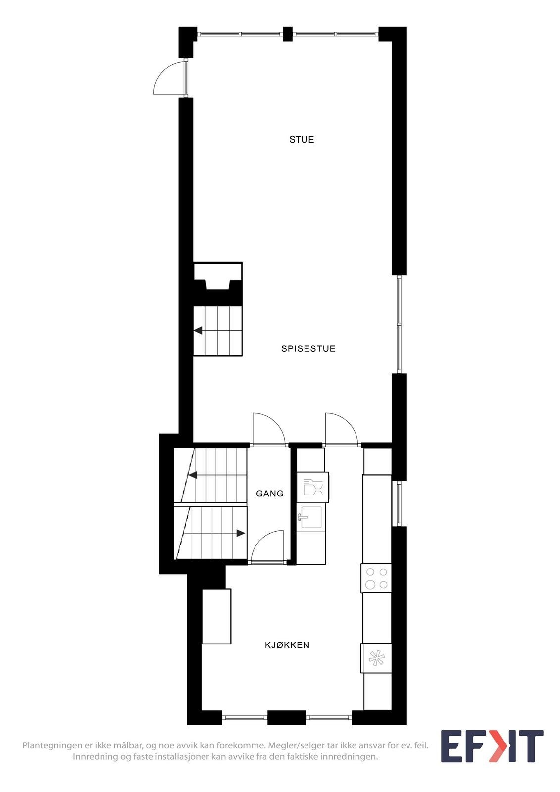 Plantegning Galleribilde