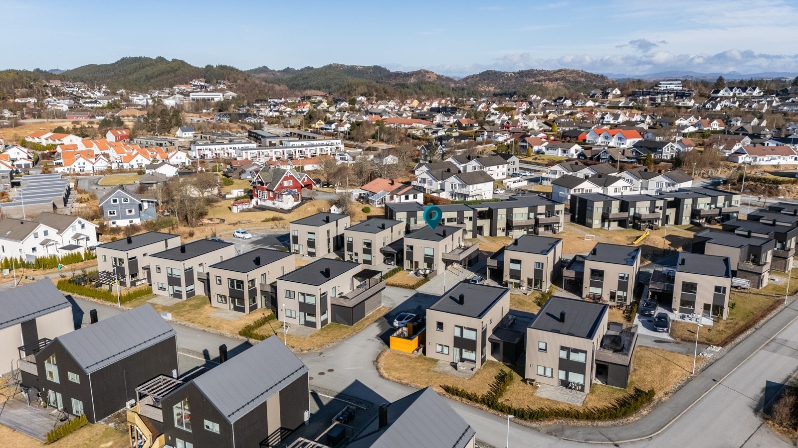 Attraktivt boligfelt for barnefamilien med flere lekeplasser for de minste Galleribilde
