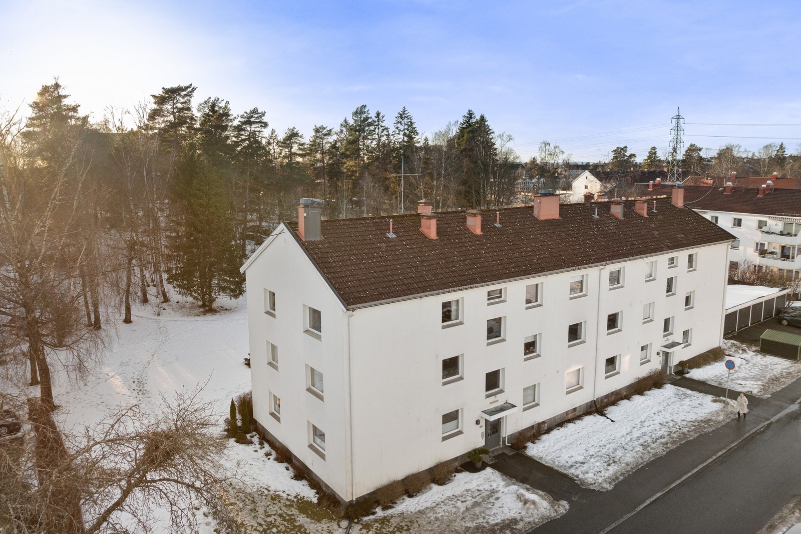 Sameiet kan by på flotte utearealer med pent opparbeidede plen og prydbusker. Galleribilde