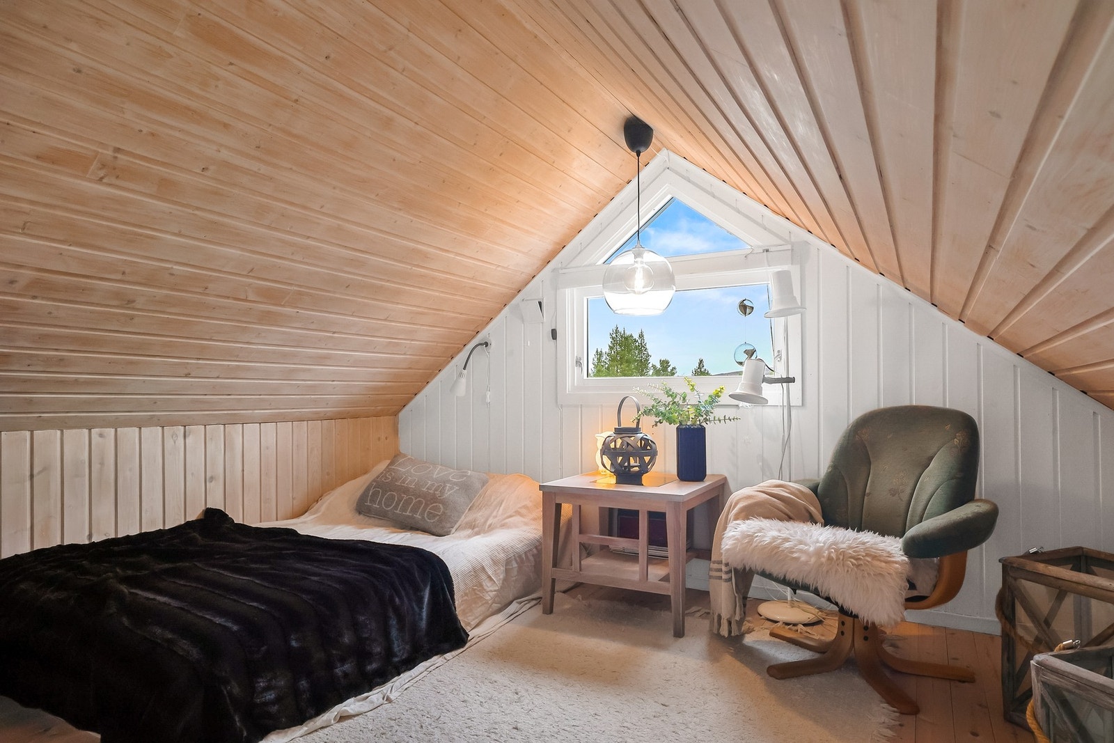 Hemsen kan også brukes som en ekstra stue Galleribilde