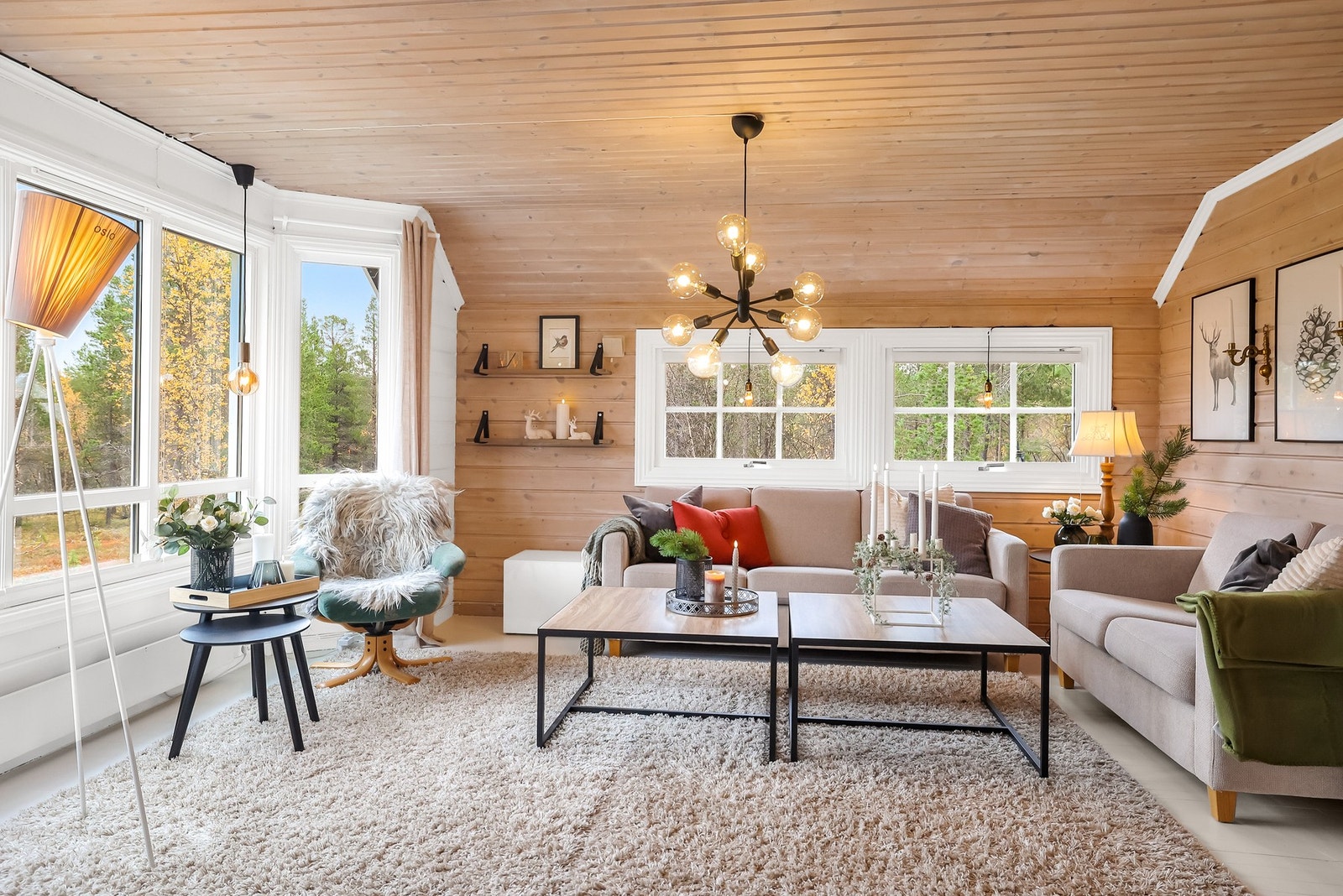 Det er fint med plass til sofaløsning Galleribilde