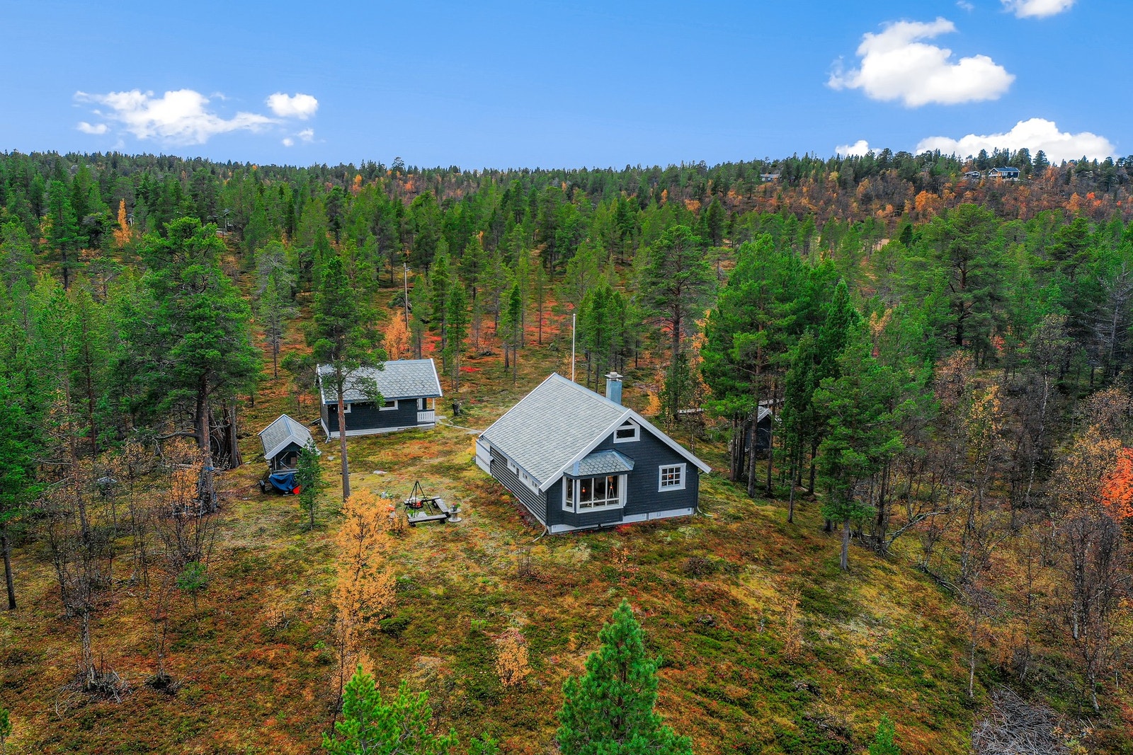 Hytten ligger i Bollo hytteområde ca. 30 min fra Alta sentrum Galleribilde