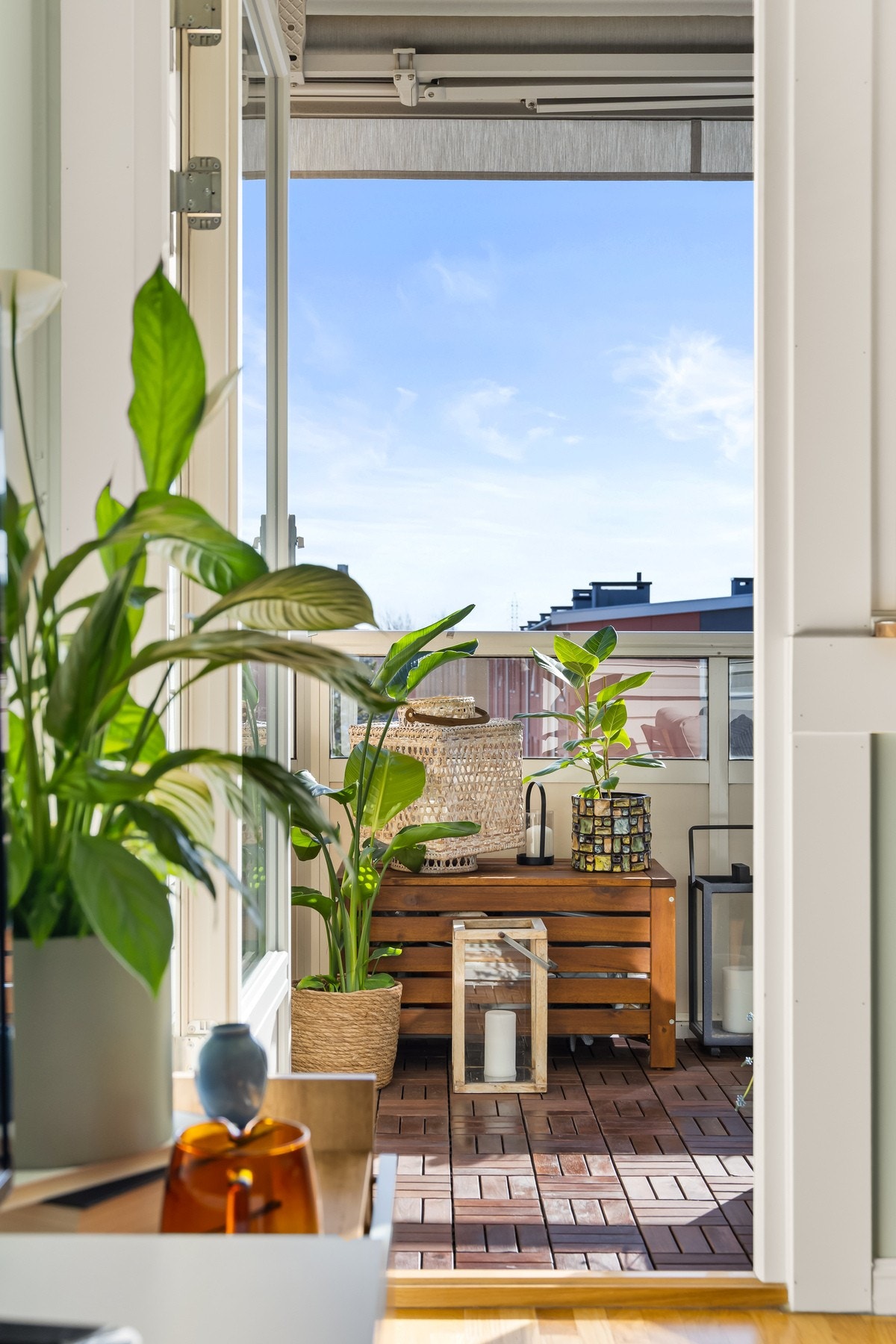 Fra stuen er det utgang til balkongen Galleribilde