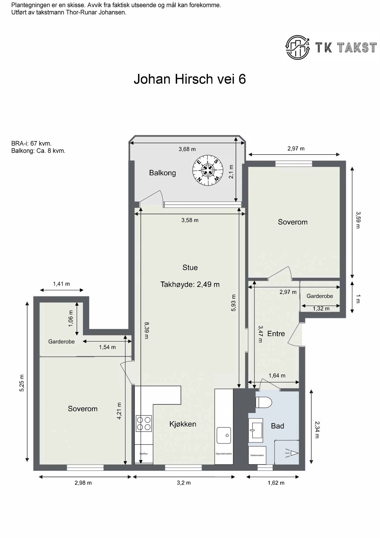 Plantegning Galleribilde
