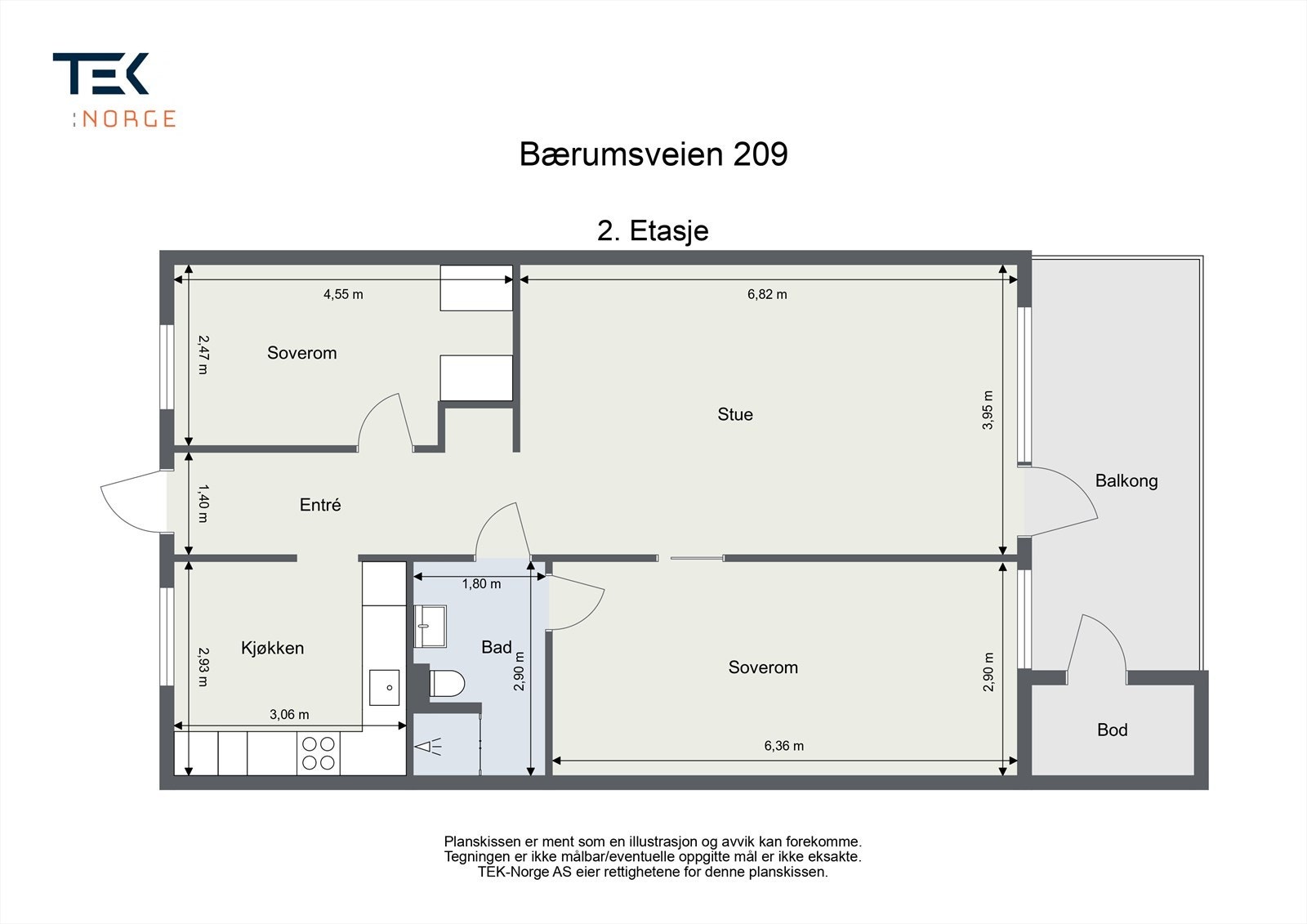 Plantegning Galleribilde