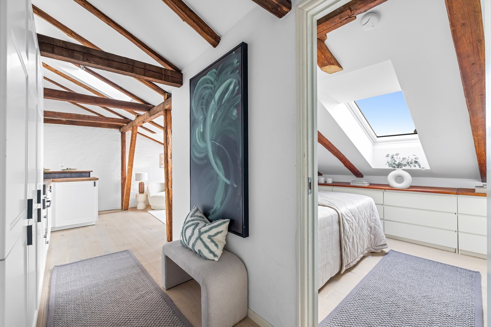 Fra entréen er det tilgang til soverommet. Galleribilde