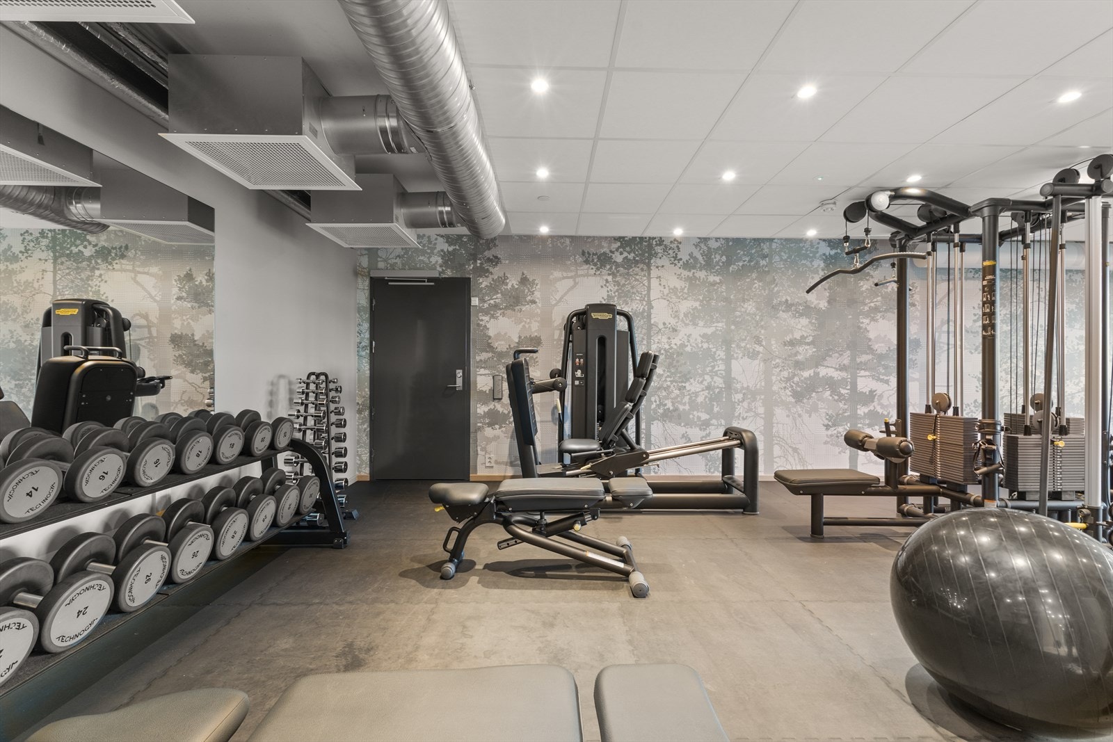 Det er også tilgang på treningssenter. Galleribilde