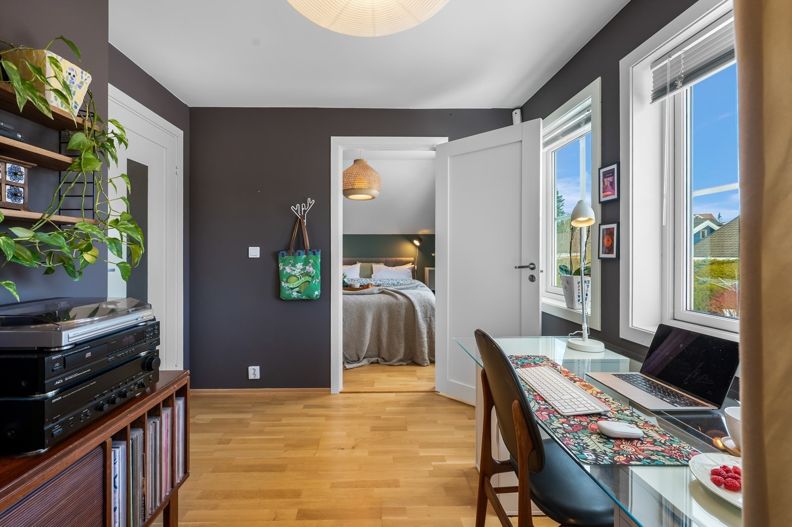 Dette rommet er i dag benyttet som kontor. Galleribilde