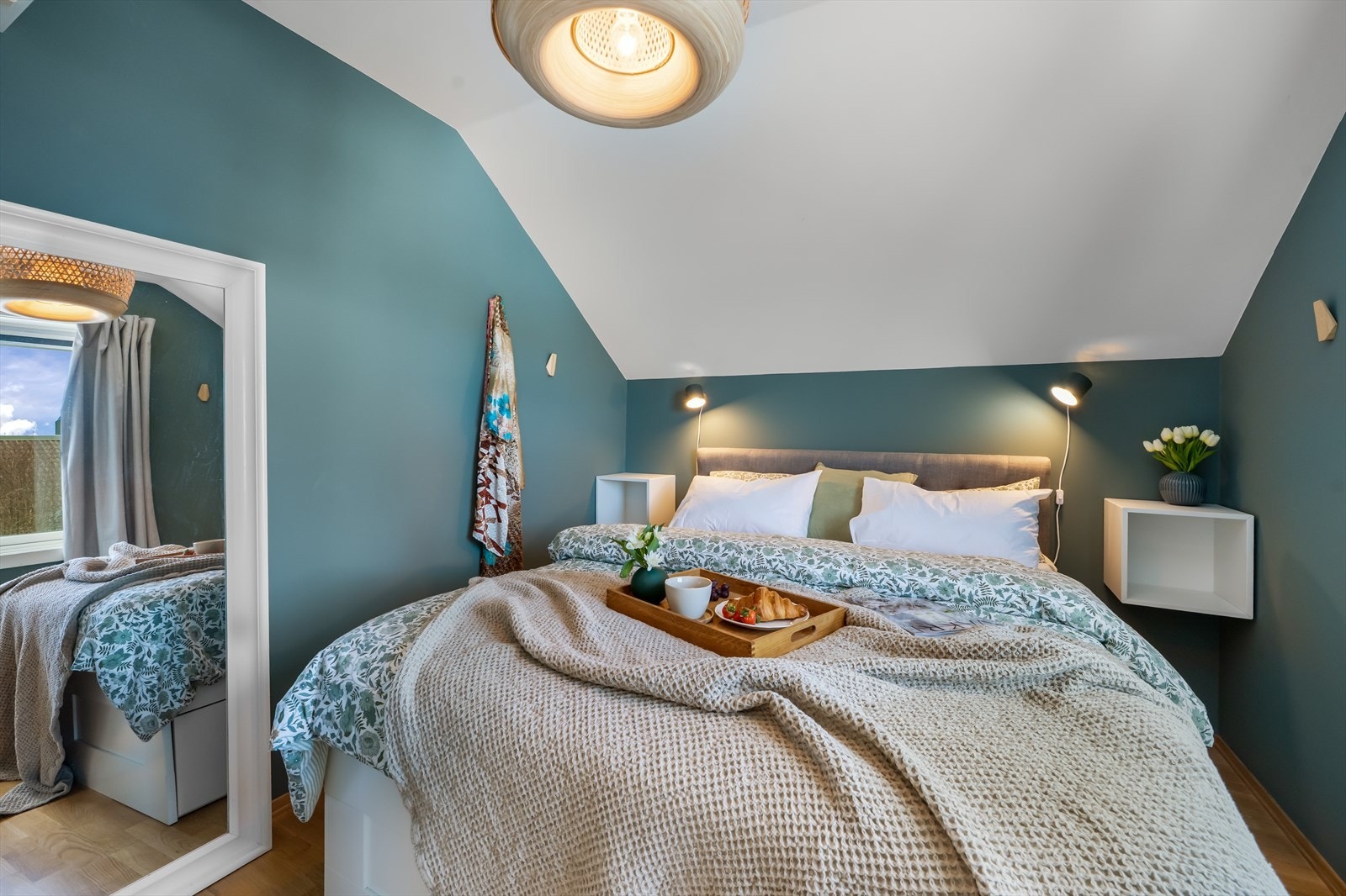 Dagens hovedsoverom har god plass til dobbeltseng. Galleribilde