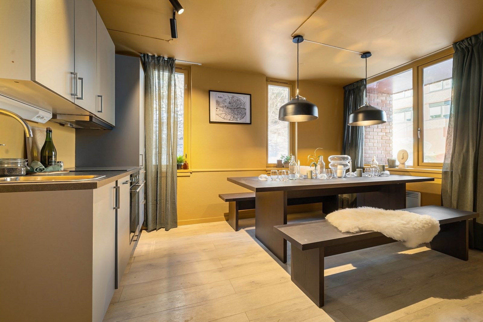 Flotte fellesfasiliteter i bygget. Galleribilde