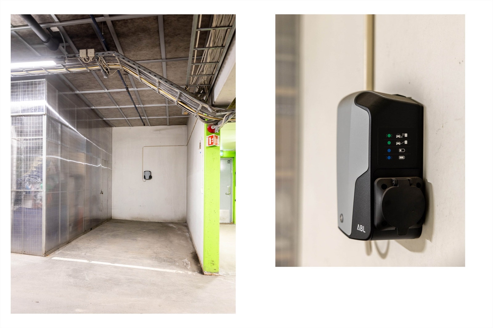 Medfølgende garasjeplass med elbillader i felles garasjeanlegg samt bod på 6 kvm Galleribilde