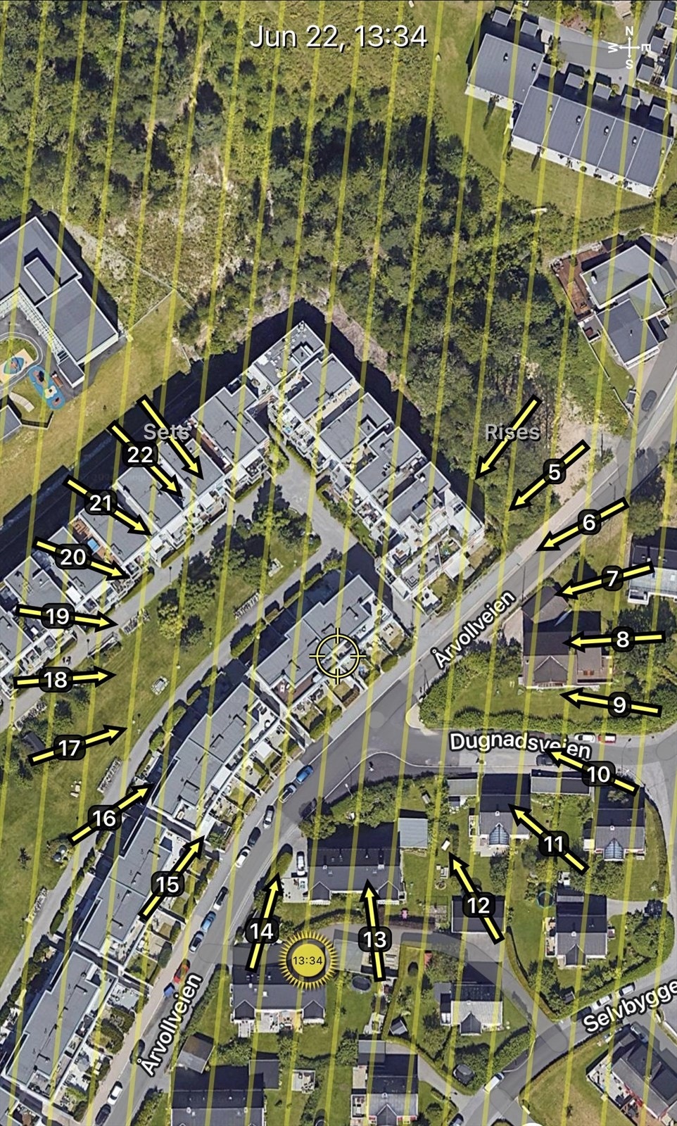 Solkart - illustrasjon Galleribilde