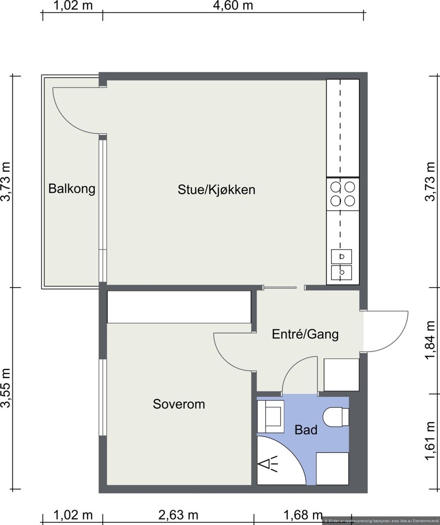 6. etasje med heisadkomst Galleribilde