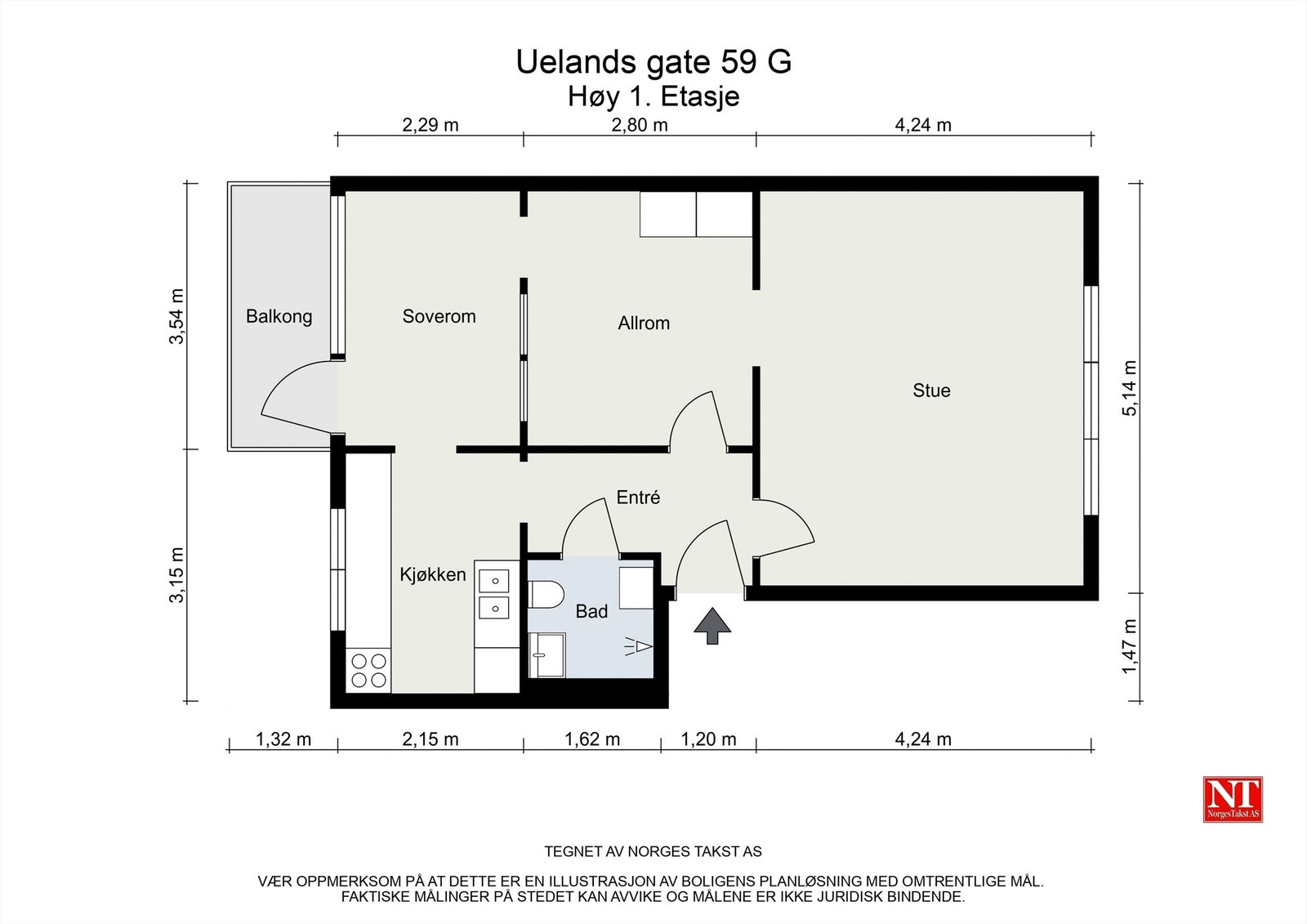 Plantegning. Galleribilde