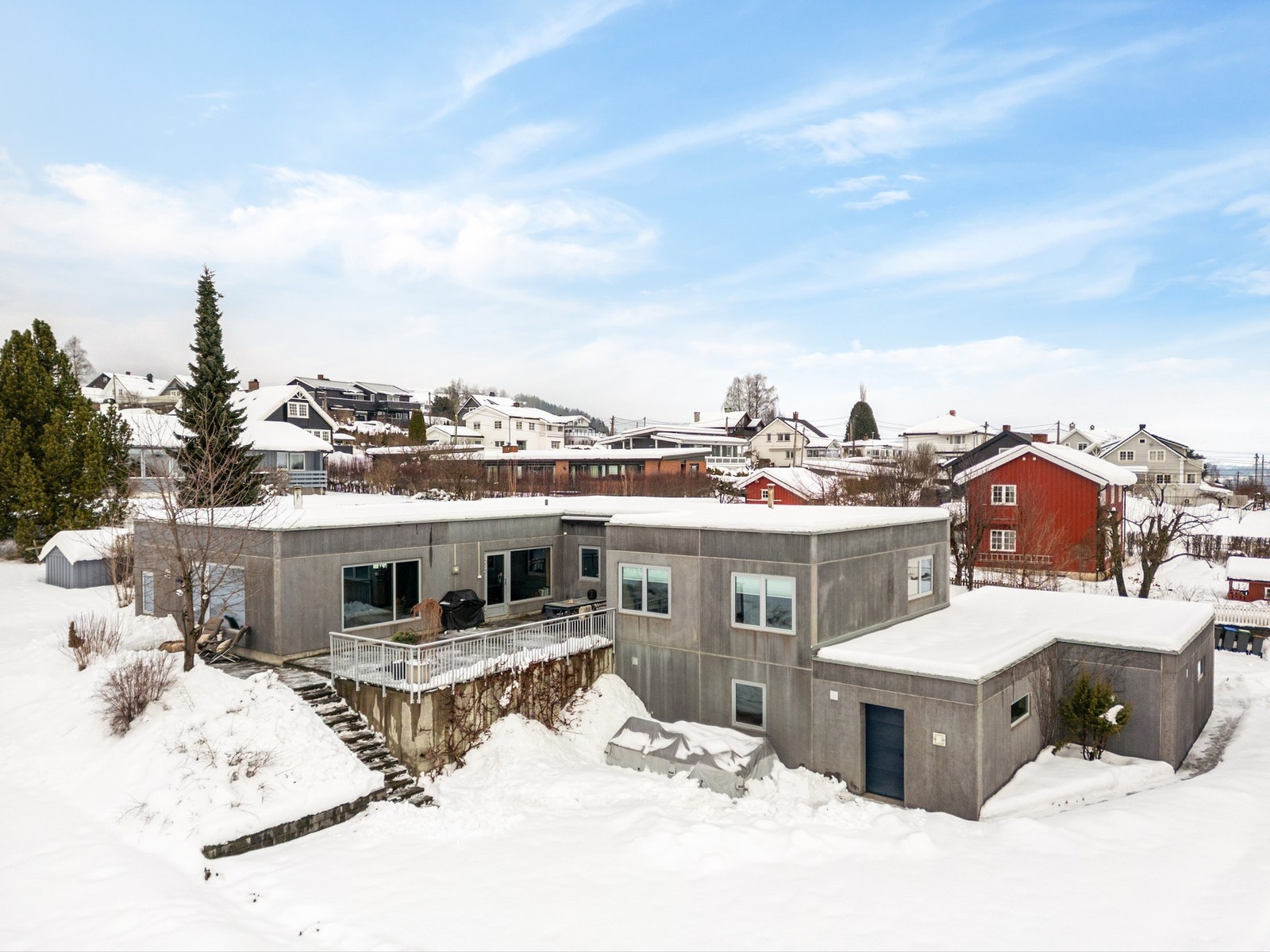 Nyere funkis hus med særpreg. Galleribilde