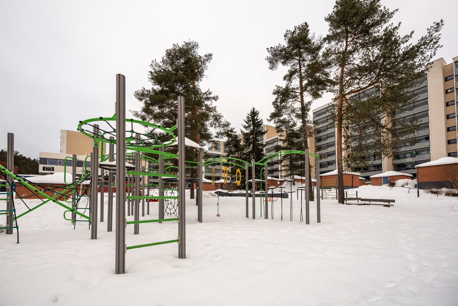 Borettslaget har pent opparbeidede fellesområder. Galleribilde