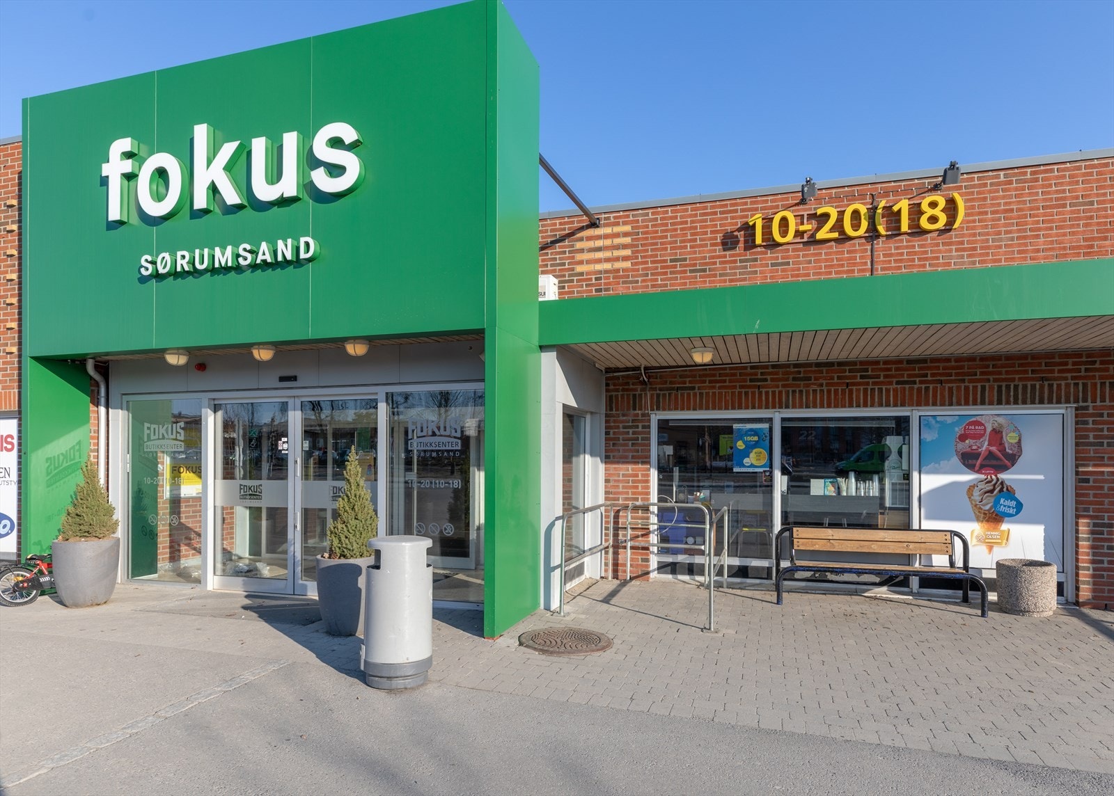 Fokus Sørumsand har et godt utvalg butikk og tjenester du trenger i hverdagen. Galleribilde