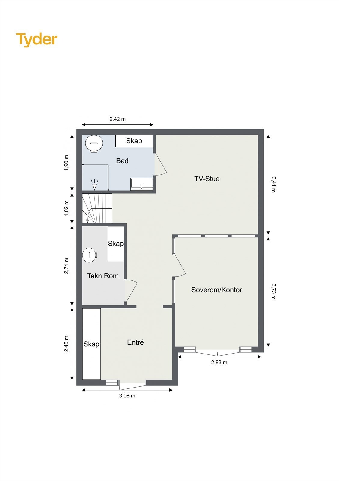 Skøyenveien 1 C - 1. Etasje Galleribilde