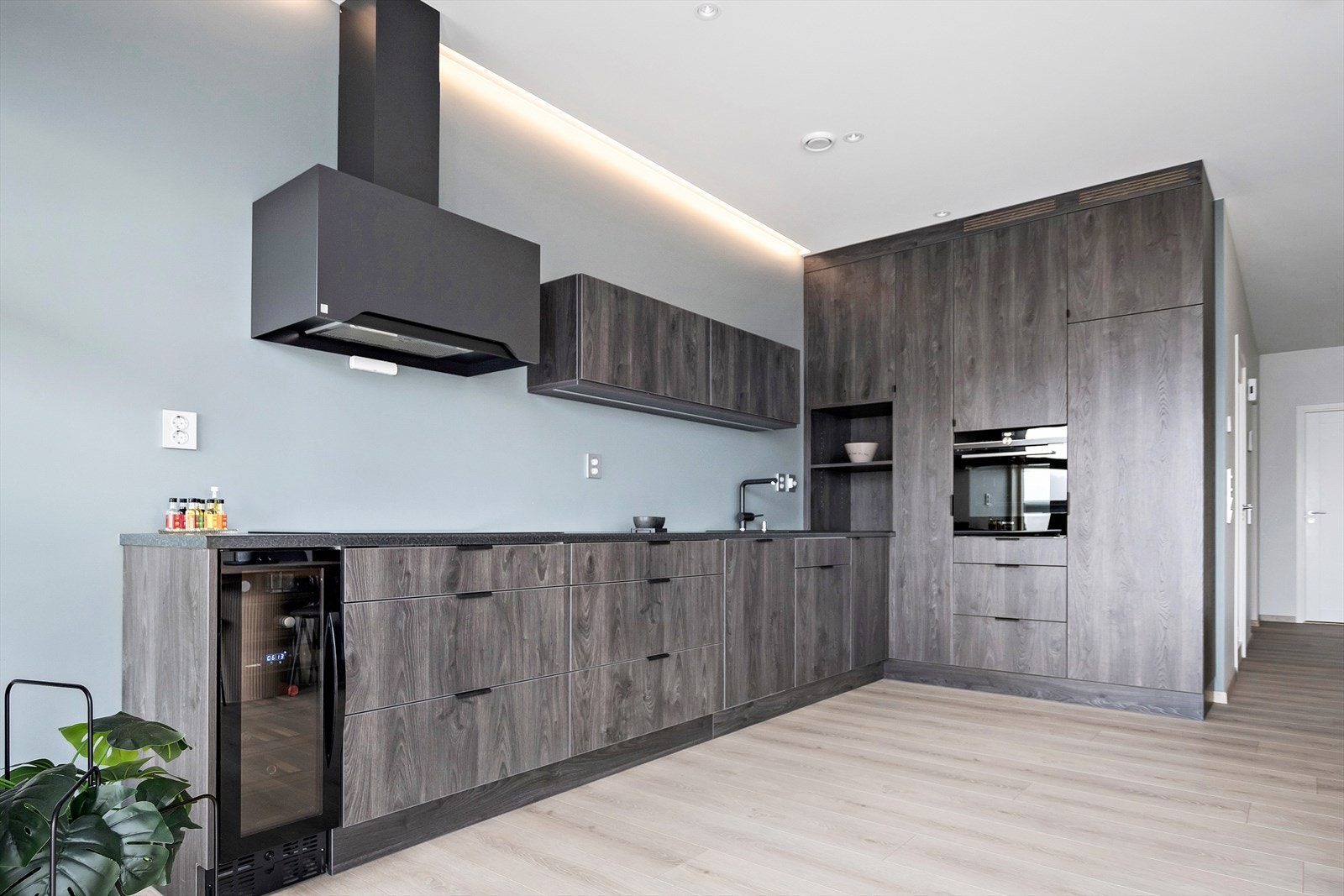 Kjøkkenet har innredning fra Espe trevare Galleribilde