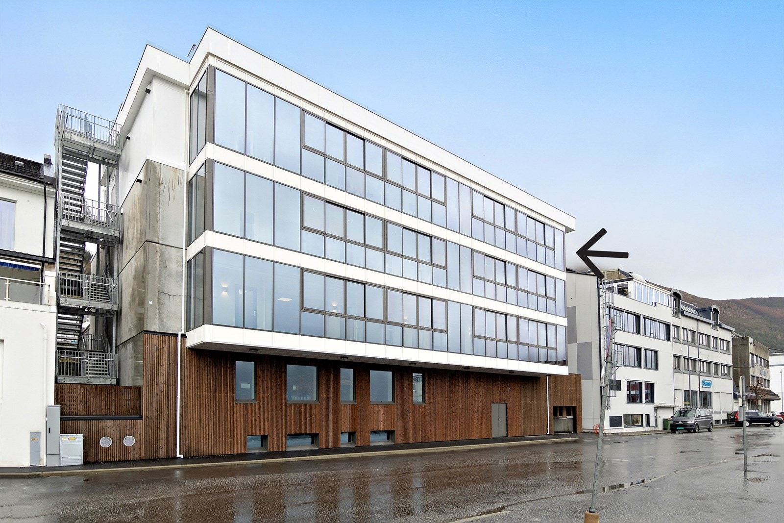 Hjørne leilighet i øverste leilighetsplan Galleribilde