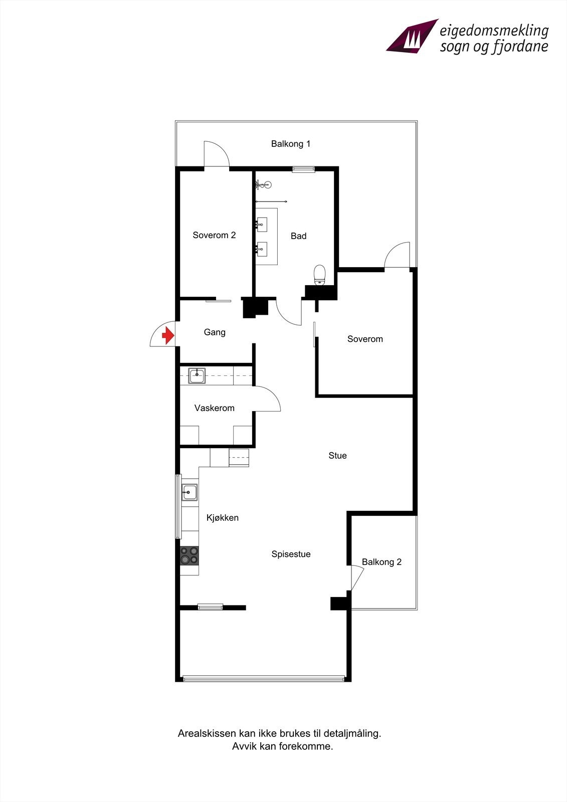 Plantegning Galleribilde