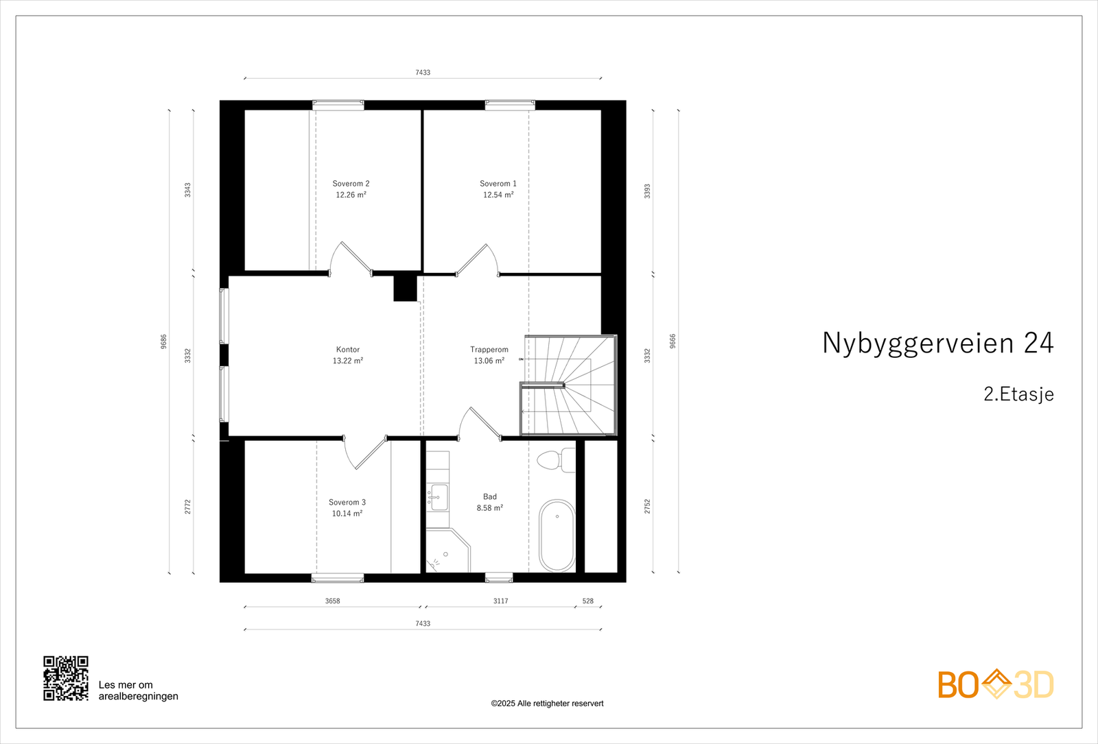 Plantegning - 2. etasje Galleribilde