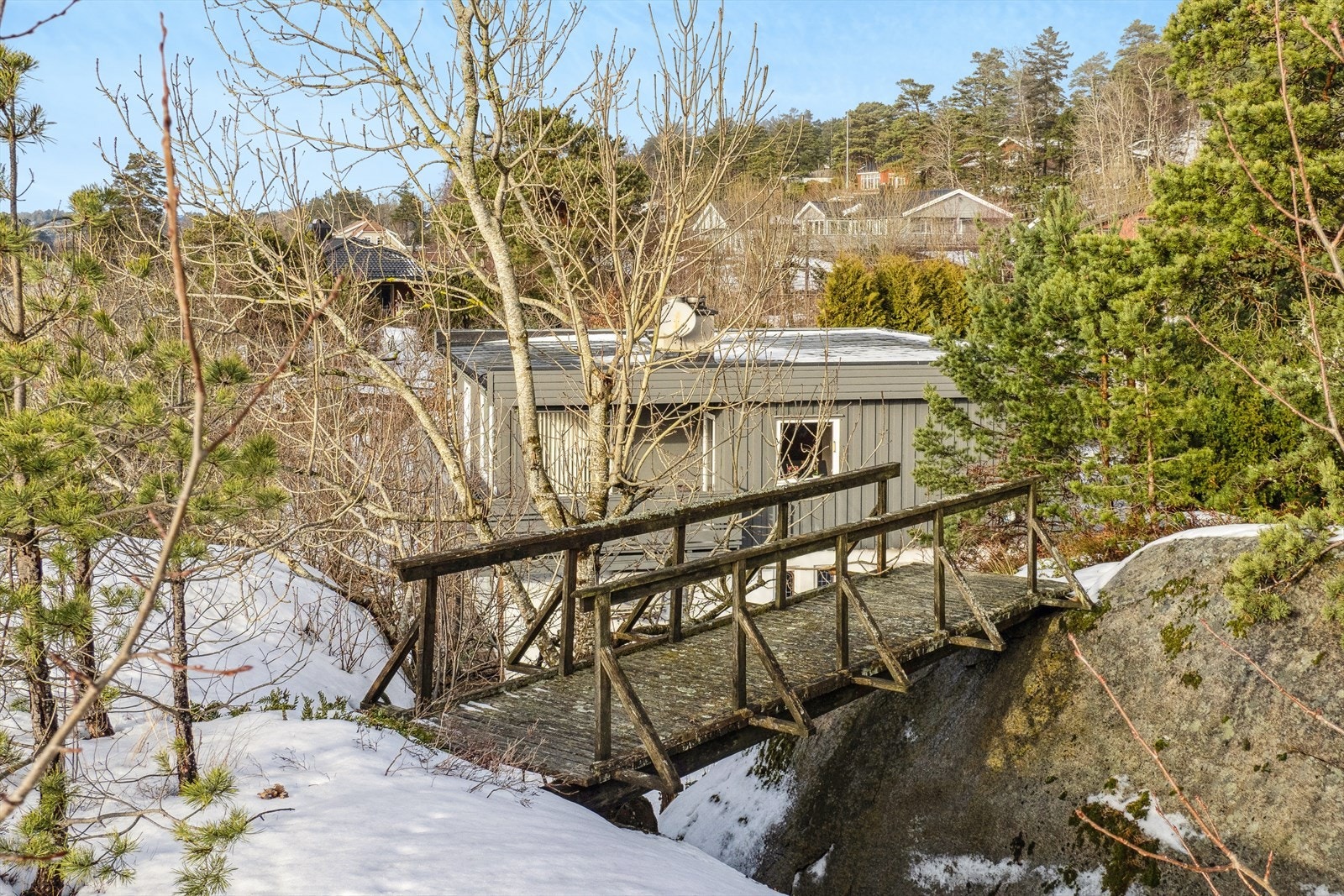 Spennende naturtomt med egen fjelltopp på eiendommen! Galleribilde