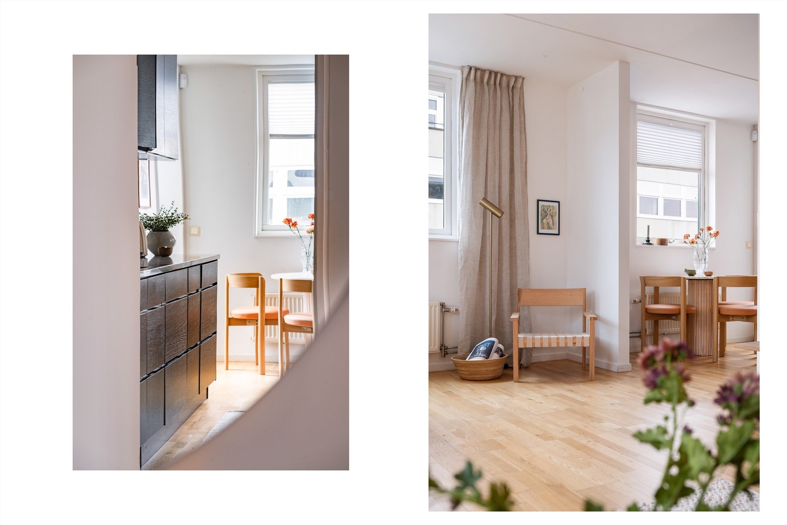 Gjennomtenkte detaljer og en helhetlig materialbruk binder rommene sammen. Galleribilde