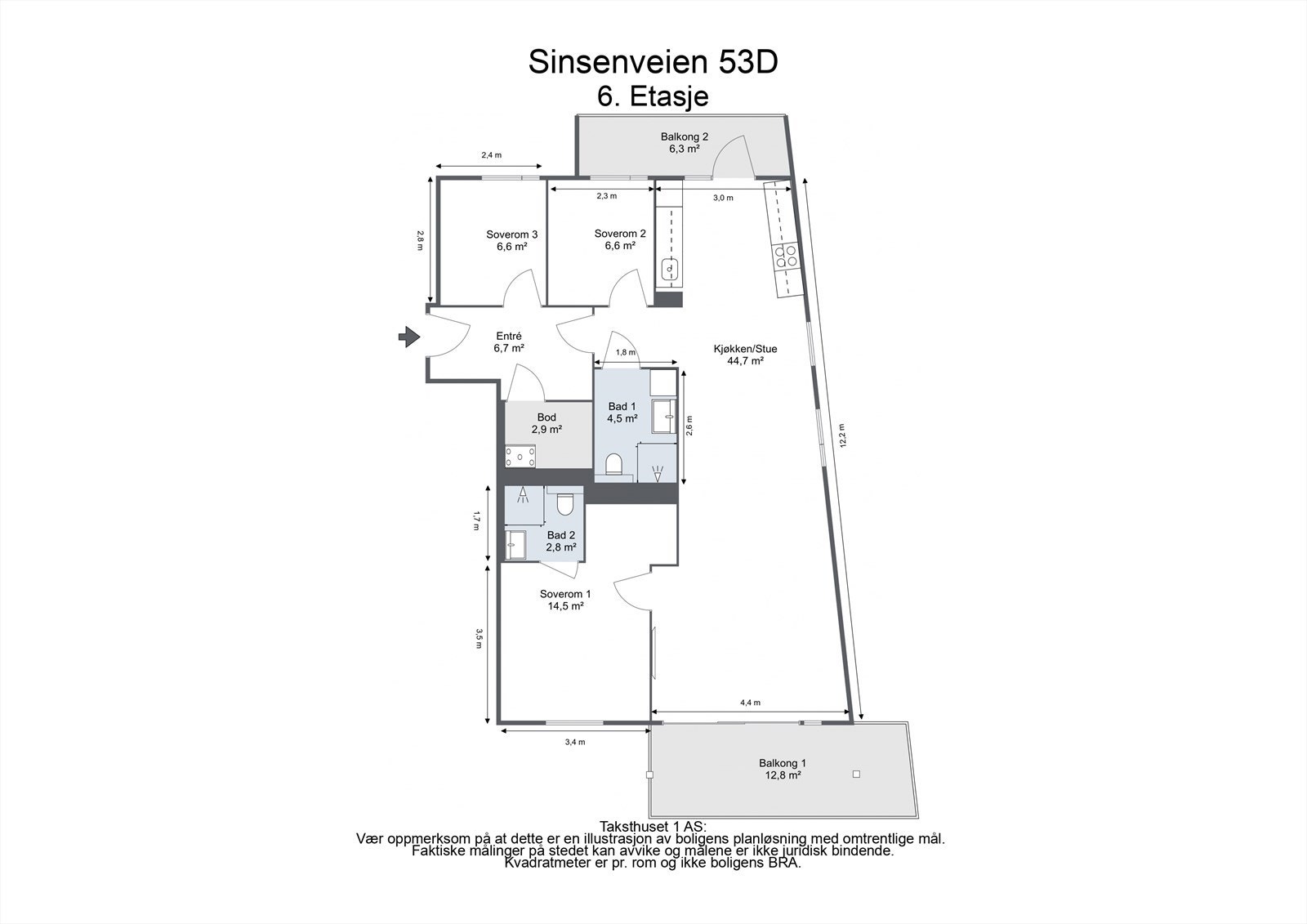 Plantegning. Galleribilde