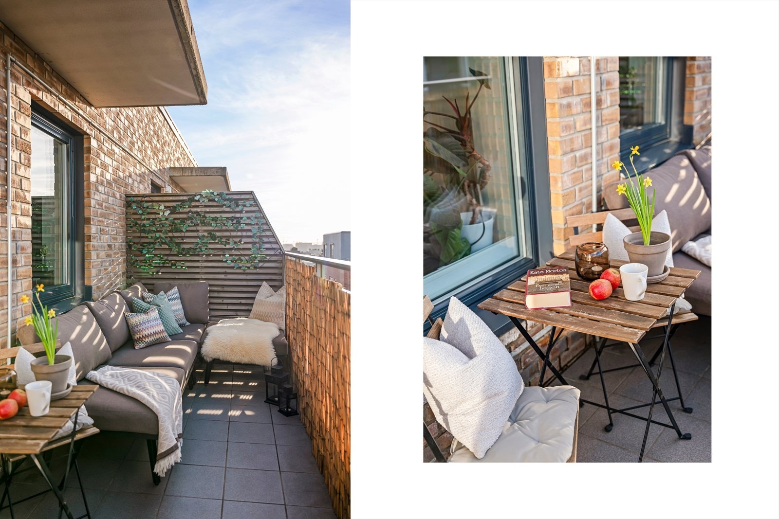 Her er det god plass til lounge-gruppe / spisebord og grill. Galleribilde