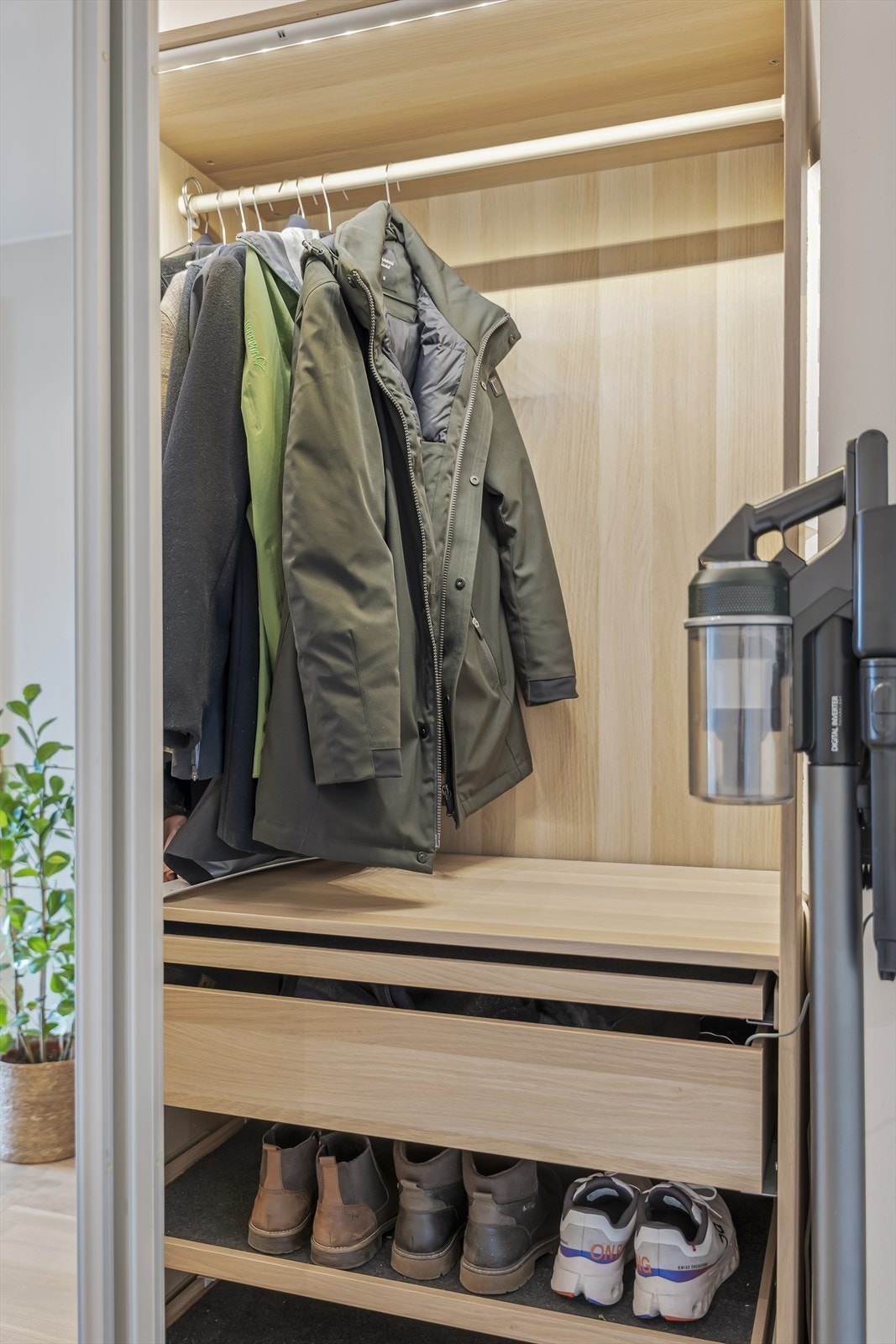 Smarte oppbevaringsløsninger i entreen. Galleribilde