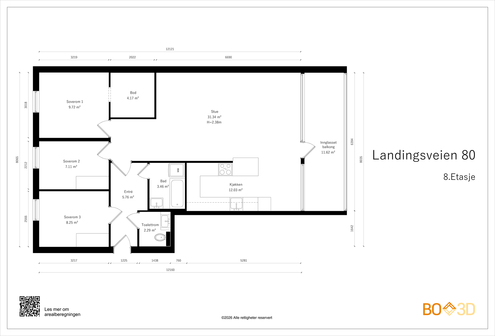 Plantegning Galleribilde