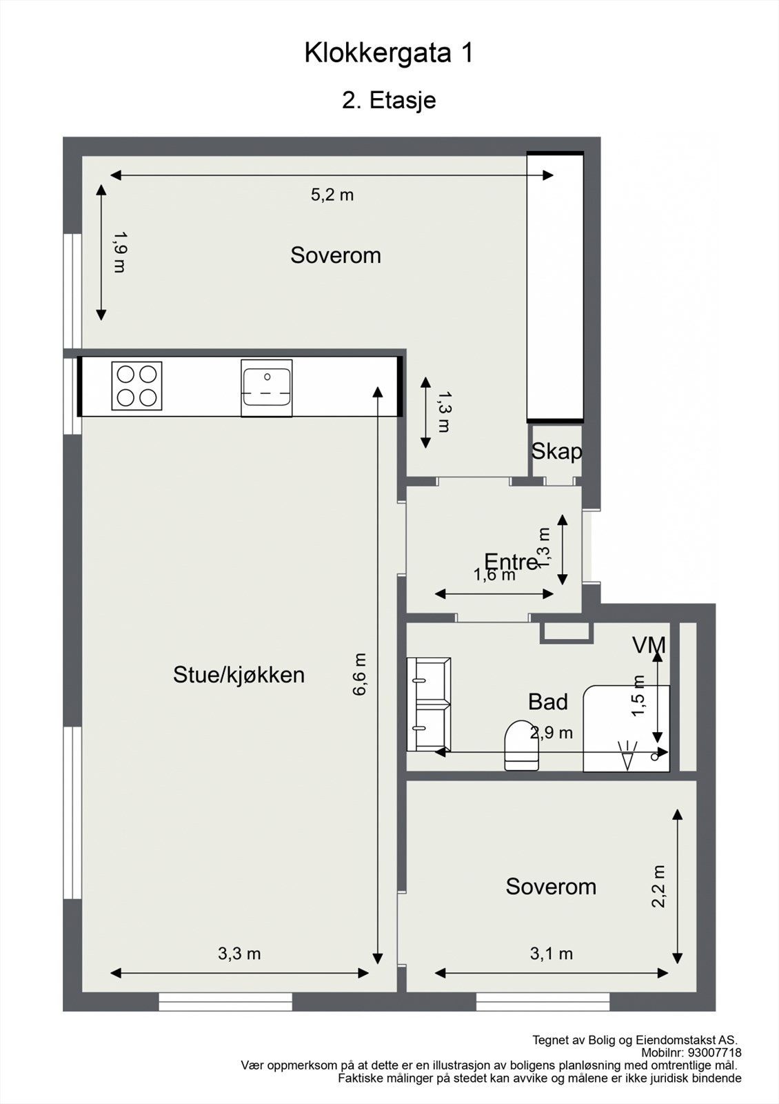 Plantegning Galleribilde